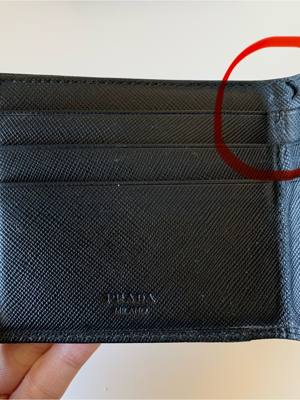 Prada Men’s Saffiano Leather Wallet - Picture 5 of 10